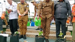 Pj Wali Kota Kendari Launching Gerakan Penanaman Tomat dan Cabai di Sekolah hingga Puskesmas