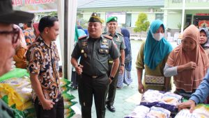 Kodim 1416/Muna Gandeng Bulog dan BRI Raha Lakukan Pasar Murah Tekan Infasi