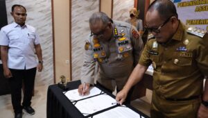 Biro SDM Polda Sultra Teken MoU Assessment Center Polri dengan Pemda Konawe