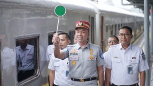 Mudik Bersama BUMN, Jasa Raharja Berangkatkan Ribuan Pemudik Moda Kereta Api ke Sejumlah Daerah