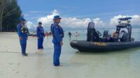 Satgas Banops Dit Polairud Polda Sultra Patroli di Pulau Bokori dan Pantai Toronipa