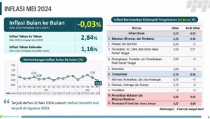Laju Inflasi Sultra Masih Terkendali, Di Bawah Rerata Nasional