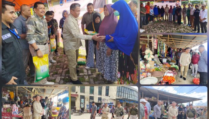 Plt Bupati Muna Resmikan Pasar Murah dan Pastikan Harga Bapok di Pasar Laino Jelang Idul Adha