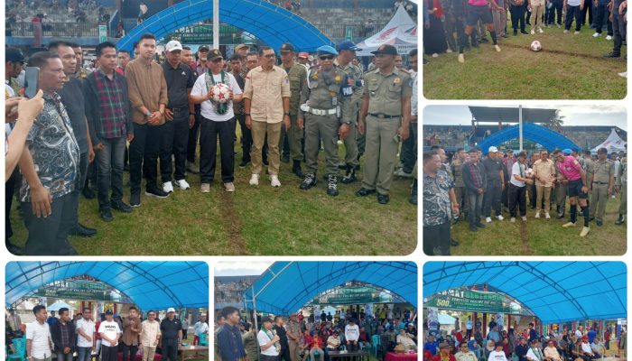 Plt Bupati Muna Bachrun Labuta Buka Kejuaraan Bola Kosliwu Cup XVIII di Tongkuno