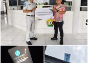 Jasa Raharja Sultra Serahkan Bantuan Jaringan Starlink di Samsat Bombana