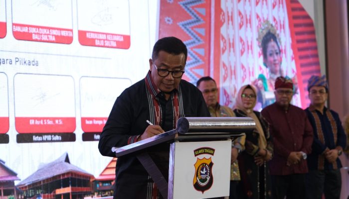 Keharmonisan dalam Keragaman, Kapolda Sultra Pimpin Silaturahmi Tokoh Paguyuban dan Deklarasi Pilkada Damai 2024