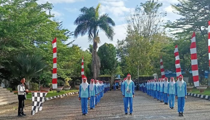 Lomba Gerak Jalan Cepat 17 Kilometer Pemda Muna Diikuti 37 Peserta SMP dan SMA