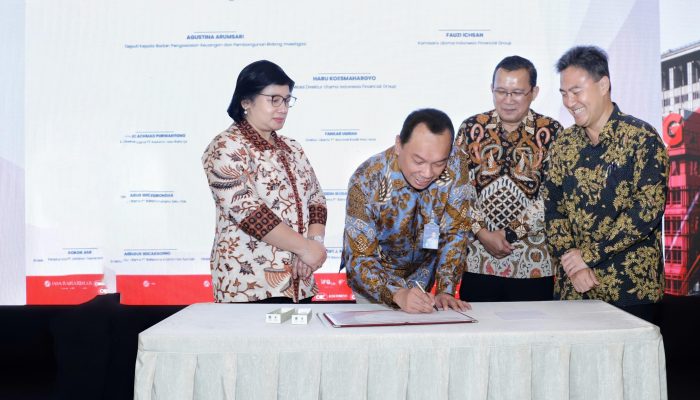 Jasa Raharja dan Anggota Holding IFG Tandatangani Komitmen Anti-Fraud Bersama BPKP