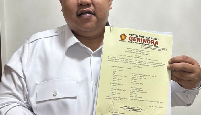 Yudhianto – Nirna Lachmuddin Makin Kuat Maju di Pilwali Kota Kendari