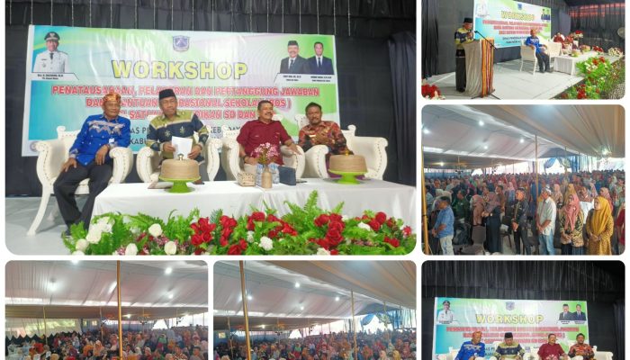Plt Bupati Muna Membuka Workshop Pengelolaan Dana BOS, 289 Sekolah Mengikuti