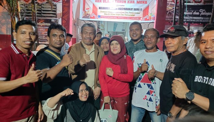 Bachrun Labuta Hadiri Acara Ramah Tamah Lomba Antar RW di Kelurahan Raha II