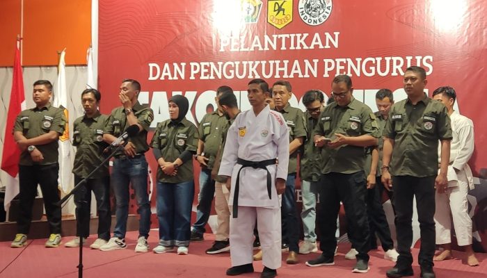 Pengurus Karate-Do Tako Sultra Dilantik, Sarjono: Karate Bukan Sekadar Kekuatan, Tapi Nilai Kehidupan