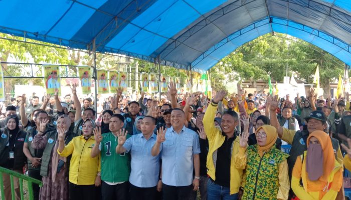 Kampanye di Kelurahan Anawai, AJP-ASLI Berkomitmen Dorong Perekonomian Kendari