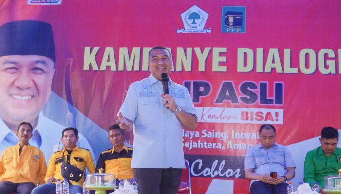 AJP-ASLI Kembali Tegaskan Komitmen Membangun Kendari di Kampanye Kelurahan Kambu