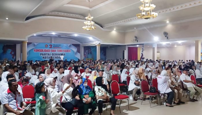 DPC Gerindra Kota Kendari Gelar Rapat Konsolidasi Jelang Pilwali, Libatkan Seribu Pengurus