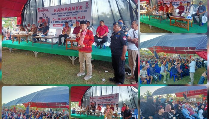 Ribuan Warga Hadiri Kampanye di Desa Mabodo, Bachrun – Asrafil Janji Perluas Jalan dan Potensi Daerah