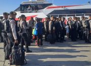 400 Personel Gabungan Diterjunkan untuk Amankan Debat Pilgub Sultra 2024 di Kota Baubau