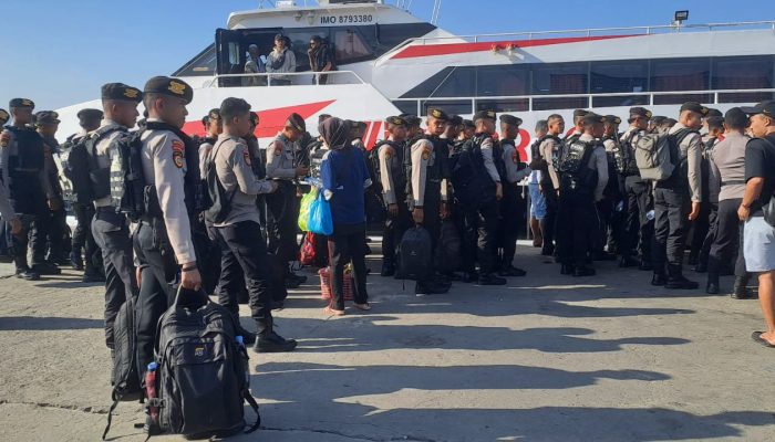 400 Personel Gabungan Diterjunkan untuk Amankan Debat Pilgub Sultra 2024 di Kota Baubau