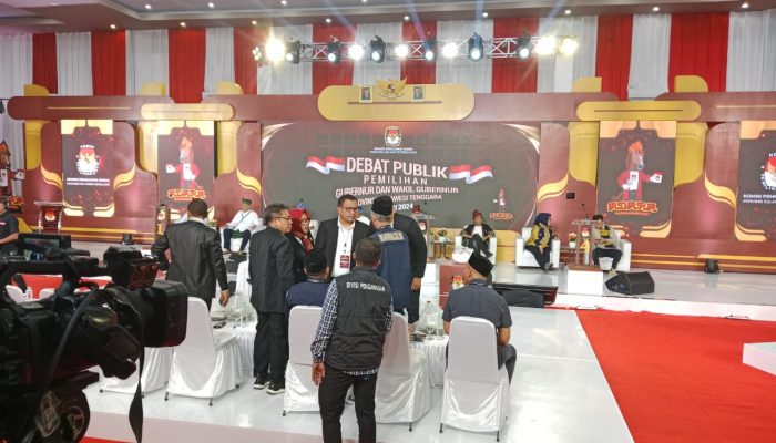 Debat Publik Cagub dan Cawagub Sultra, Bawaslu Sultra Wanti-wanti Anggota DPRD yang Hadir