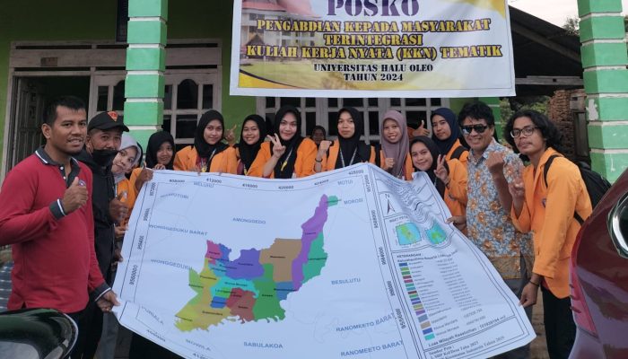 Mahasiswa KKN Tematik Prodi Teknik Geofisika UHO Tingkatkan Kapasitas Warga Menghadapi Bencana Gempa Bumi