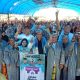 Tampak sekira ribuan masyarakat hadiri kampanye ASR-Hugua di Kecamatan Kapontori, Buteng. (Foto: Ist/KR)