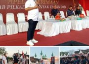 KPU Sultra Terima Peserta Kirab Pilkada Tahun 2024, Keliling di 17 Kabupaten dan Kota