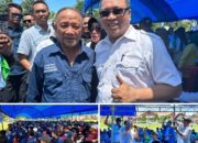 Ribuan Warga Poasia Padati Kampanye Ruksamin-Sjafei, Antusias Dukung Program Beasiswa Gratis