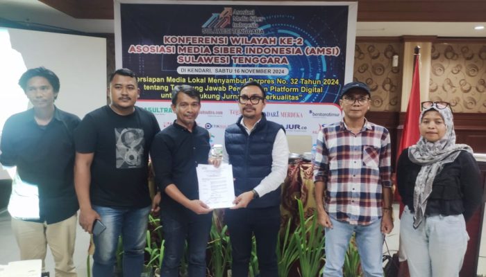 Nuryadi dan Wiwid Abid Abadi Pimpin AMSI Sultra Periode 2024-2028: Siap Wujudkan Jurnalisme Berkualitas