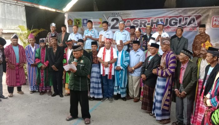 Tokoh Adat dan Parabela di Surawolio Doakan ASR-Hugua Menang Pilgub Sultra