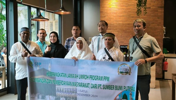PT SBP Berangkatkan Dua Orang Warga Desa Puusuli Umrah Gratis, Bukti Komitmen Perusahaan