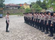 Subsatgas Pam Objek Zona C Gelar Apel Serpas Pengamanan Kampanye Gubernur dan Wakil Gubernur Sultra