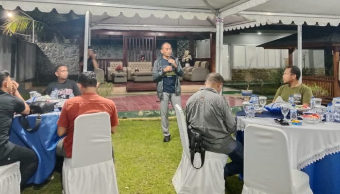 Danlanal Kendari Ajak Insan Pers Jaga Kondusifitas Sultra Pasca Pilkada