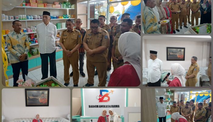 Plt Bupati Muna Meresmikan Apotek Bahrim Angkasa Farma di Kabupaten Muna