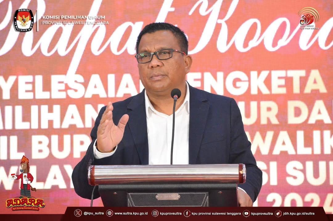 Ketua KPU Provinsi Sultra, Asril. (Foto: Ist/KR)