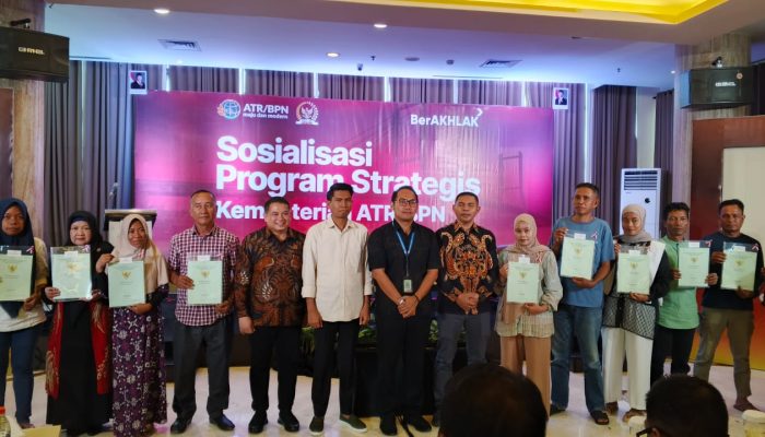Kanwil BPN Sultra Gandeng DPR RI Sosialisasikan Program Strategis Nasional di Kendari