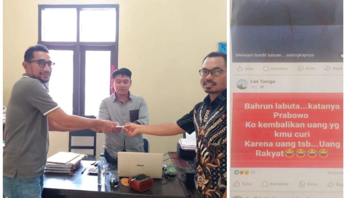 Pemda Muna Laporkan Akun FB Lan Turuga di Polres Muna, Dugaan Tindak Pidana Transaksi Elektronik