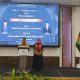 Kakanwil BPN Sultra baru, Rahmat, A. Ptnh,.M.M,. QRMP,. CODP menyampaikan sambutannya pada pisah sambut Kepala BPN Sultra. (Foto: Hasrul/KR)