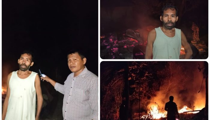 Rumah La Empa Warga Laiworu Terbakar Rata dengan Tanah, Butuh Uluran Tangan