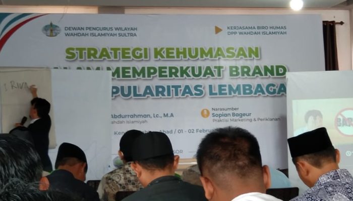 Wahdah Islamiyah Muna Barat Utus Kadernya Ikuti Workshop Kehumasan di Kendari
