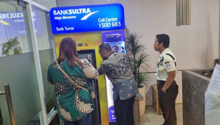 ATM Bank Sultra Resmi Beroperasi di Mess Pemprov Sultra Jakarta, Permudah Transaksi Warga Sultra