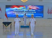 Kolonel Laut (P) Dedi Wardana jadi Danlanal Kendari, Sertijab di Lantamal VI Makassar