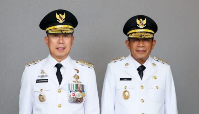 Gubernur dan Wakil Gubernur Sultra Andi Sumangerukka dan Hugua Resmi Dilantik, Janji Bekerja untuk Kemajuan Daerah