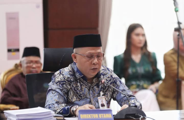 Direktur Utama Bank Sultra, Abdul Latif. (Sumber Foto: Jufri/Diskominfo Sultra)