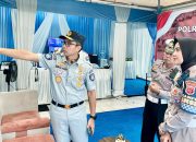 Direktur Keuangan PT Jasa Raharja Tinjau Pos Pelayanan Mudik Terpadu di Jawa Barat