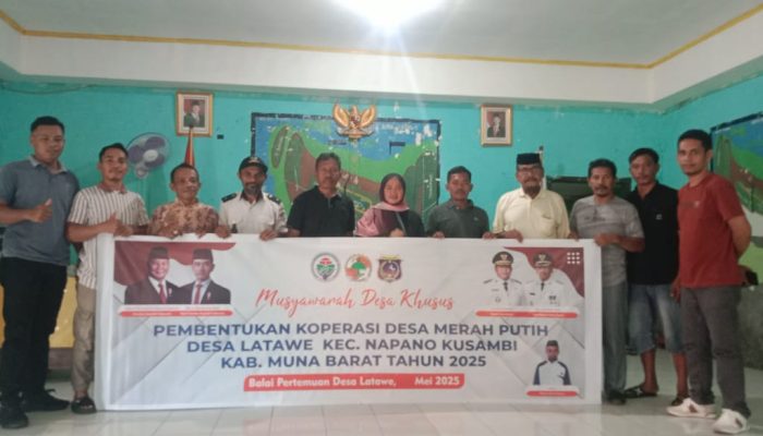 Melalui Musdesus, Koperasi Merah Putih Desa Latawe Resmi Dibentuk