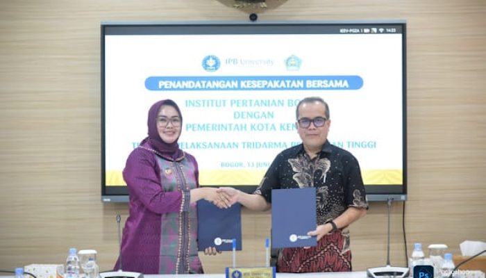 Wali Kota Kendari Teken Kerja Sama Dengan IPB: Komitmen Pemkot Wujudkan Data Kelurahan Presisi