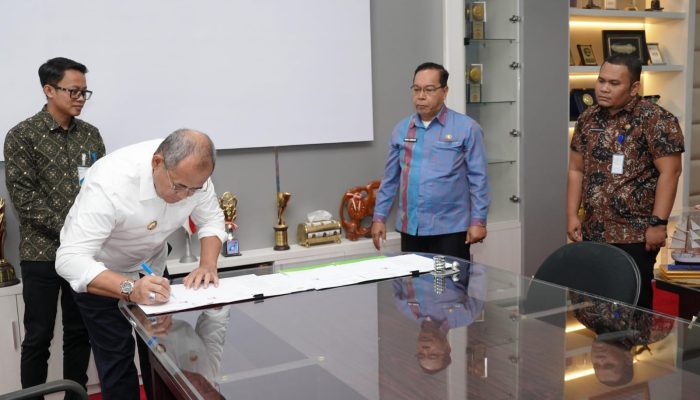 BPJS Ketenagakerjaan dan Pemkot Baubau Teken MoU Pemberian Jaminan Dua Segmentasi Pekerja