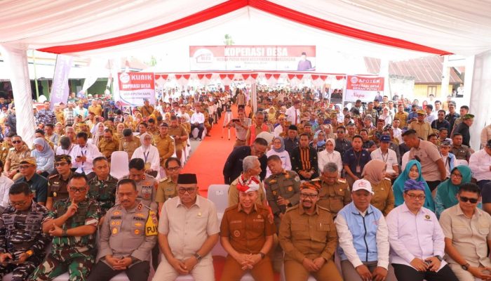 Dari Desa Napa Buton Tengah, Gubernur Sultra Hadiri Peluncuran Nasional Koperasi Merah Putih