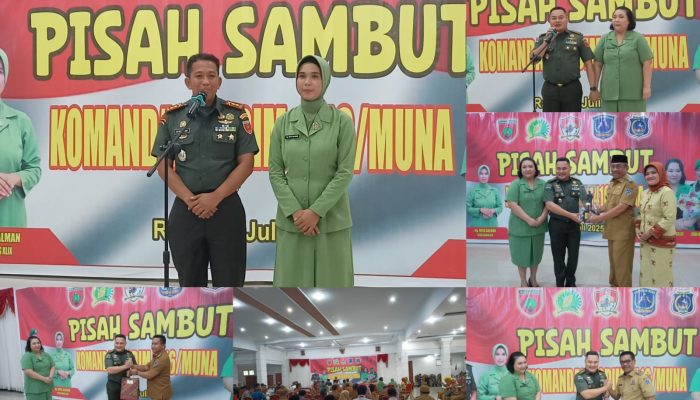Dandim 1416 Muna Resmi Berganti, Bupati Muna dan Muna Barat Hadiri Sertijab