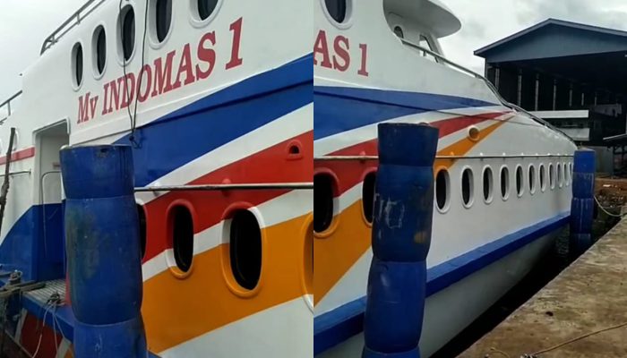 Kapal Cepat MV Indomas Mendapat Restu Bupati dan Ketua DPRD Muna Beroperasi